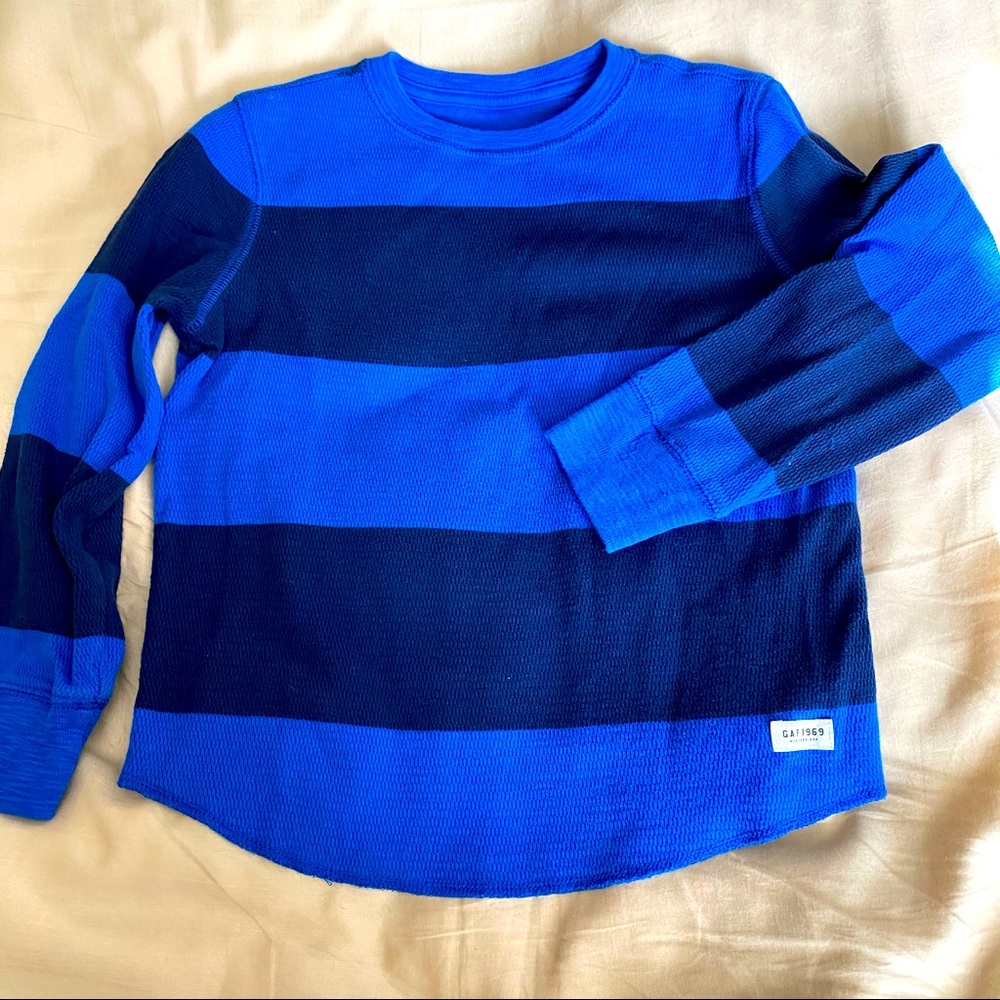 Boys S long sleeved thermal tee from GAP